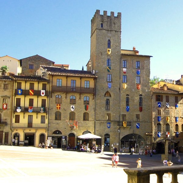 Arezzo is under an hour's drive away