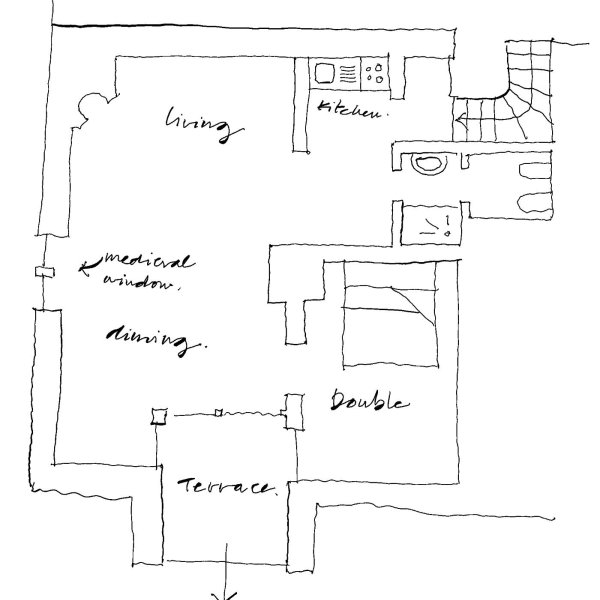 Floor plan of Bifora in Caminino