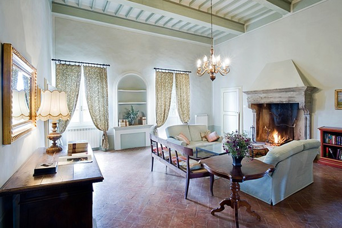 Living room in Villa Donati