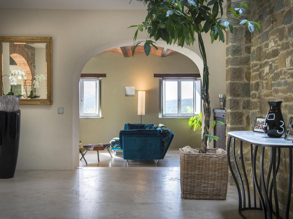 Pian di Radda | Luxury Villa for 12 with pool, gym & sauna