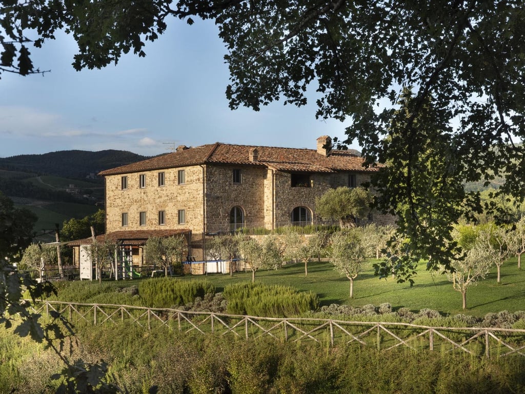 Pian di Radda | Luxury Villa for 12 with pool, gym & sauna