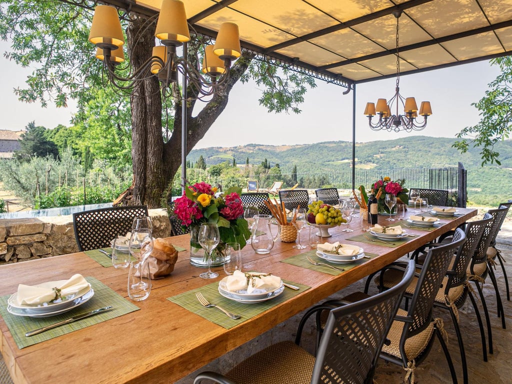 Podere Castello | Accessible Chianti Villa for 14 with Infinity Pool