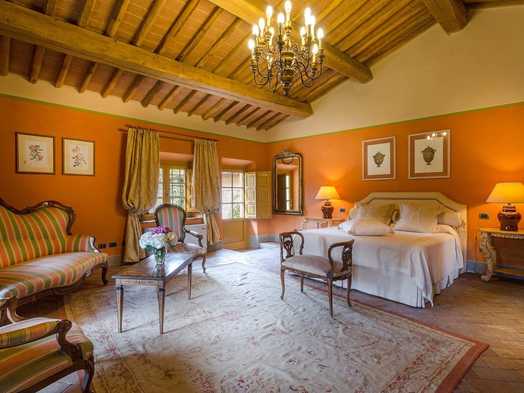 Oliveta | Tuscan villa and pool for 8 on a historic estate.