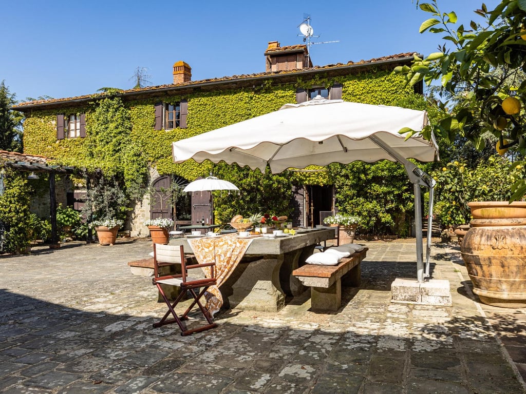Podere Gregorio | 14th Century Three-House Chianti Estate for 22 with Pool and Cypress Avenue