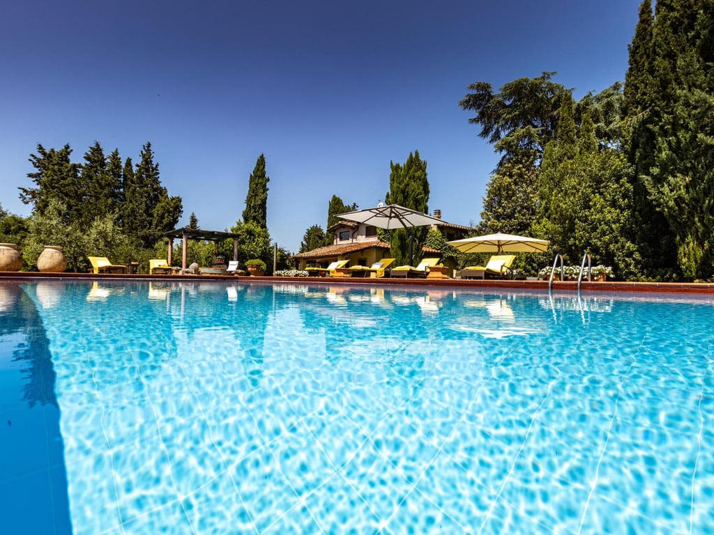 Podere Gregorio | 14th Century Three-House Chianti Estate for 22 with Pool and Cypress Avenue
