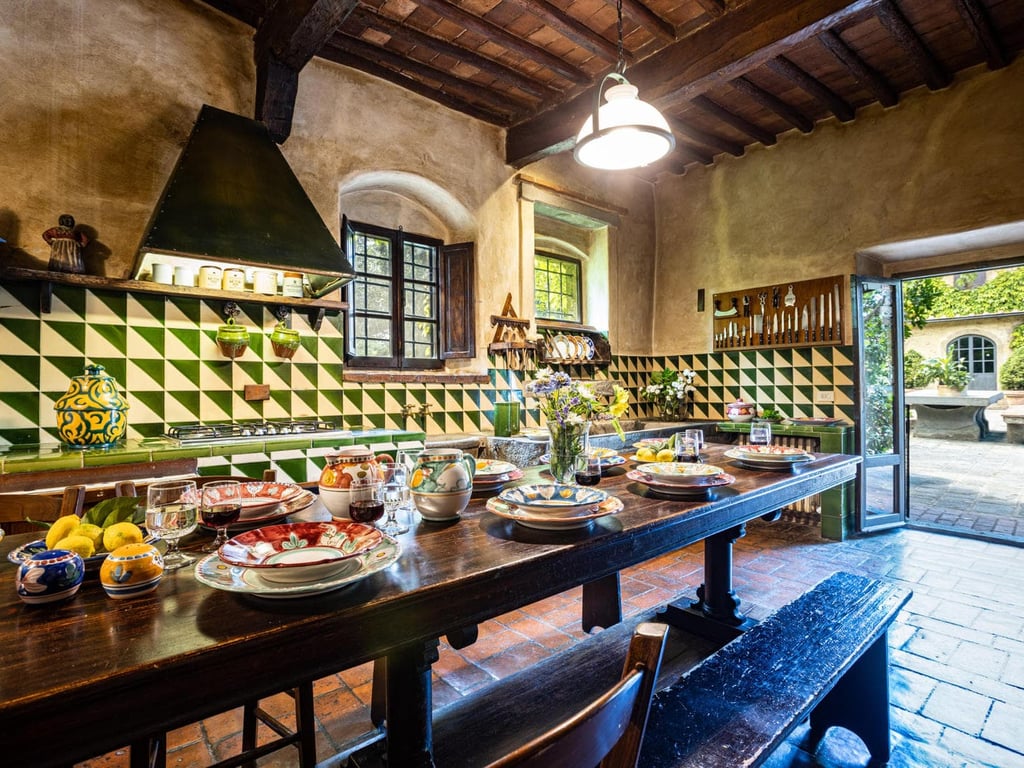 Podere Gregorio | 14th Century Three-House Chianti Estate for 22 with Pool and Cypress Avenue