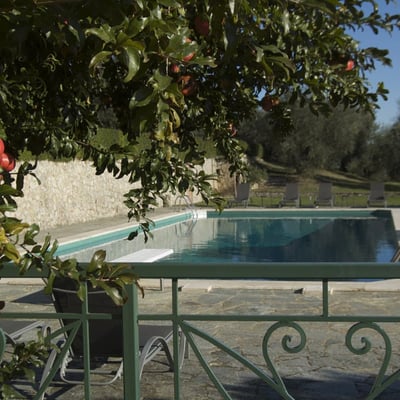 Quiet swimming pool