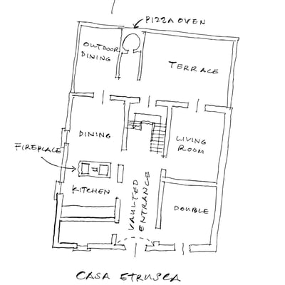 Casa Etrusca | An elegant home in an Etruscan village