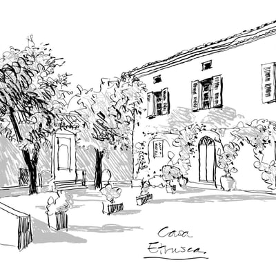 Casa Etrusca | An elegant home in an Etruscan village