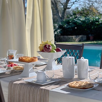 Fienile | Elegant Siena Villa for 10 with Fenced Saltwater Pool and Spa