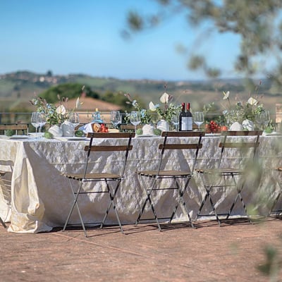 Fienile | Elegant Siena Villa for 10 with Fenced Saltwater Pool and Spa