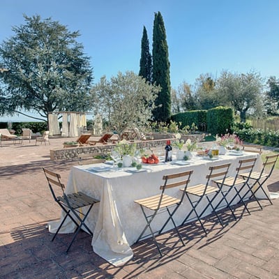 Fienile | Elegant Siena Villa for 10 with Fenced Saltwater Pool and Spa
