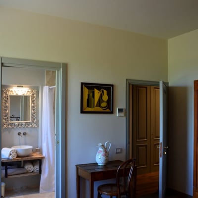 Fienile | Elegant Siena Villa for 10 with Fenced Saltwater Pool and Spa
