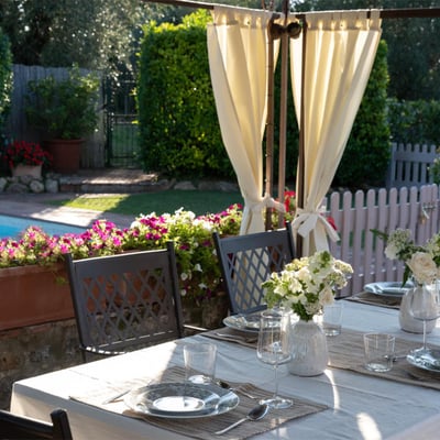 Fienile | Elegant Siena Villa for 10 with Fenced Saltwater Pool and Spa