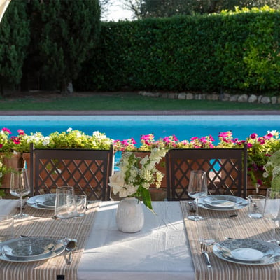 Fienile | Elegant Siena Villa for 10 with Fenced Saltwater Pool and Spa