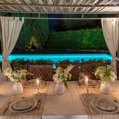 Fienile | Elegant Siena Villa for 10 with Fenced Saltwater Pool and Spa