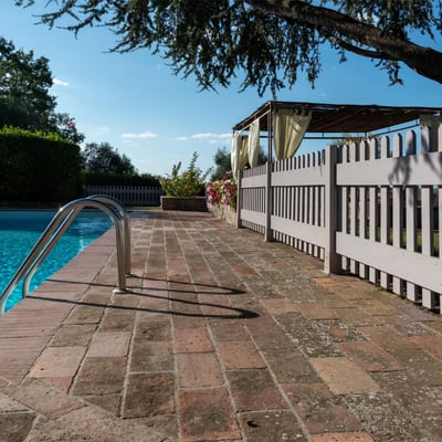 Fienile | Elegant Siena Villa for 10 with Fenced Saltwater Pool and Spa