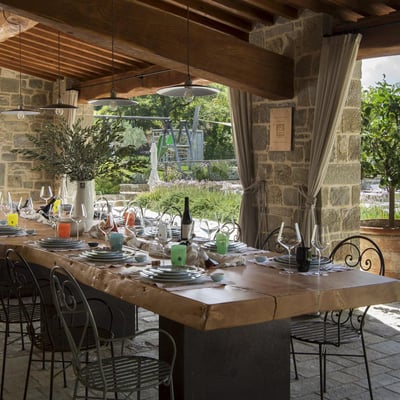 Pian di Radda | Luxury Villa for 12 with pool, gym & sauna