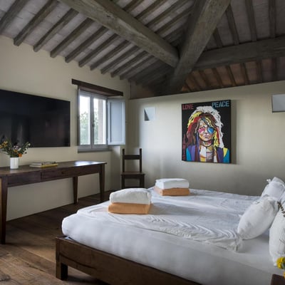 Pian di Radda | Luxury Villa for 12 with pool, gym & sauna