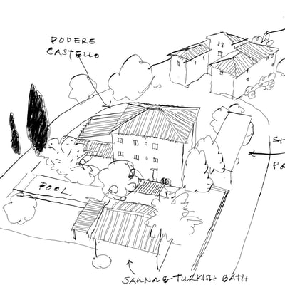 Podere Castello | Accessible Chianti Villa for 14 with Infinity Pool