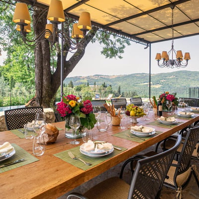 Podere Castello | Accessible Chianti Villa for 14 with Infinity Pool