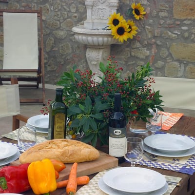 Podere Enea | Country House and Pool with views of Pienza