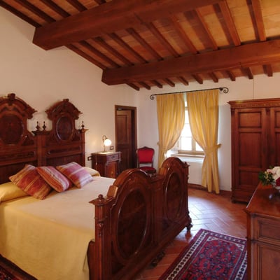 Podere Enea | Country House and Pool with views of Pienza