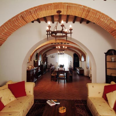 Podere Enea | Country House and Pool with views of Pienza
