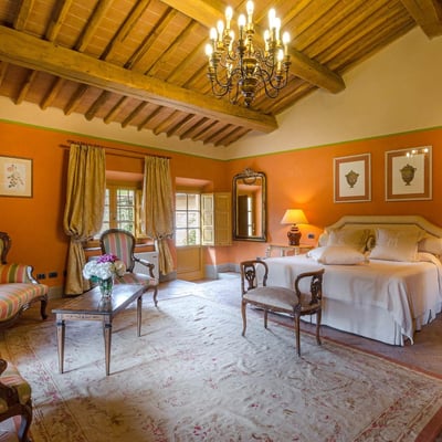 Oliveta | Tuscan villa and pool for 8 on a historic estate.