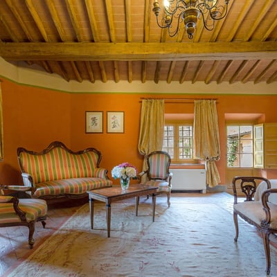 Oliveta | Tuscan villa and pool for 8 on a historic estate.