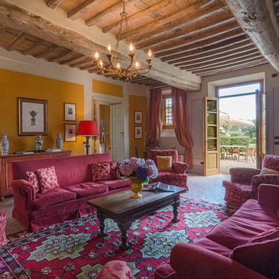 Oliveta | Tuscan villa and pool for 8 on a historic estate.