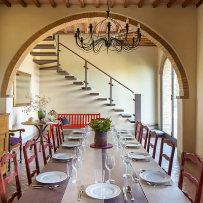 Bonazza | Chianti Villa for 20 with 650m² Wellness Center and Vineyard Views