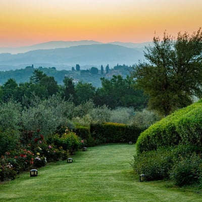 Bonazza | Chianti Villa for 20 with 650m² Wellness Center and Vineyard Views