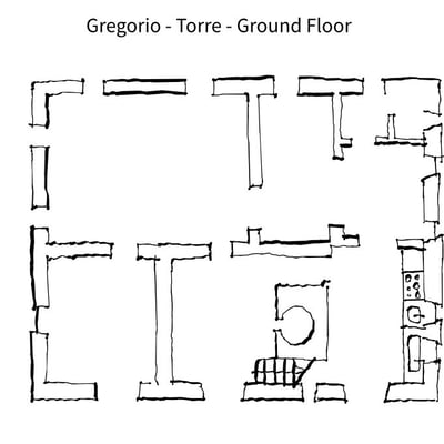 Podere Gregorio | 14th Century Three-House Chianti Estate for 22 with Pool and Cypress Avenue