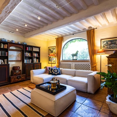 Podere Gregorio | 14th Century Three-House Chianti Estate for 22 with Pool and Cypress Avenue
