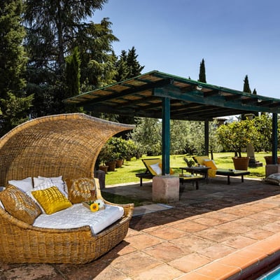 Podere Gregorio | 14th Century Three-House Chianti Estate for 22 with Pool and Cypress Avenue