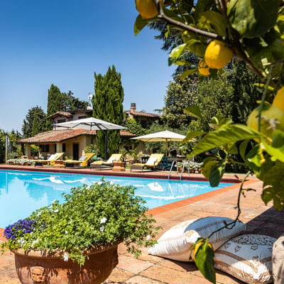 Podere Gregorio | 14th Century Three-House Chianti Estate for 22 with Pool and Cypress Avenue