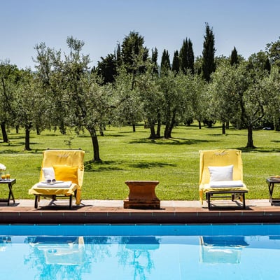 Podere Gregorio | 14th Century Three-House Chianti Estate for 22 with Pool and Cypress Avenue