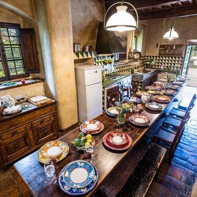 Podere Gregorio | 14th Century Three-House Chianti Estate for 22 with Pool and Cypress Avenue