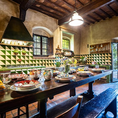 Podere Gregorio | 14th Century Three-House Chianti Estate for 22 with Pool and Cypress Avenue