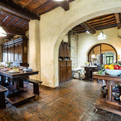Podere Gregorio | 14th Century Three-House Chianti Estate for 22 with Pool and Cypress Avenue