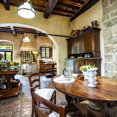 Podere Gregorio | 14th Century Three-House Chianti Estate for 22 with Pool and Cypress Avenue