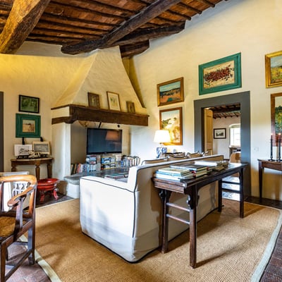 Podere Gregorio | 14th Century Three-House Chianti Estate for 22 with Pool and Cypress Avenue
