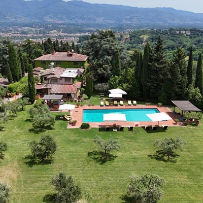 Podere Gregorio | 14th Century Three-House Chianti Estate for 22 with Pool and Cypress Avenue