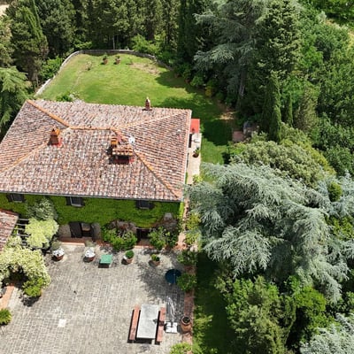 Podere Gregorio | 14th Century Three-House Chianti Estate for 22 with Pool and Cypress Avenue