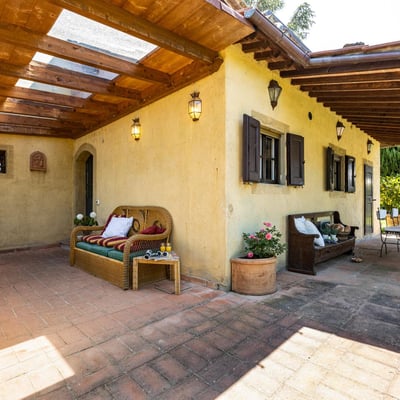 Podere Gregorio | 14th Century Three-House Chianti Estate for 22 with Pool and Cypress Avenue