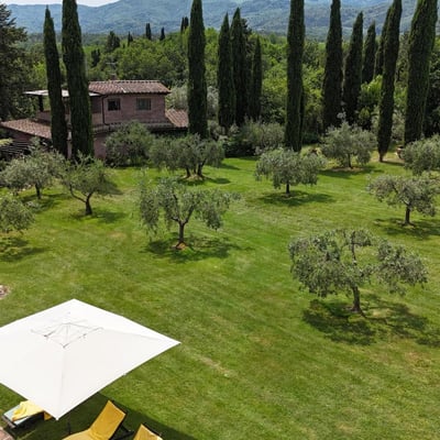 Podere Gregorio | 14th Century Three-House Chianti Estate for 22 with Pool and Cypress Avenue