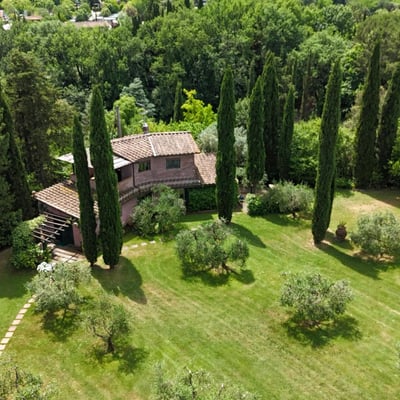 Podere Gregorio | 14th Century Three-House Chianti Estate for 22 with Pool and Cypress Avenue