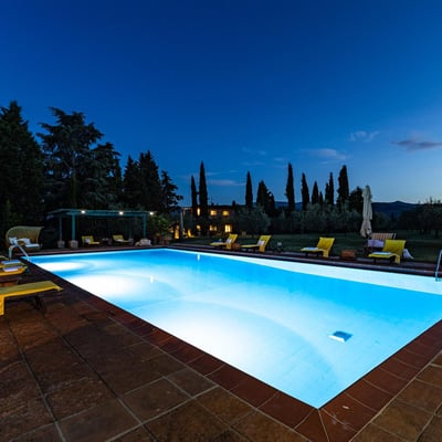 Podere Gregorio | 14th Century Three-House Chianti Estate for 22 with Pool and Cypress Avenue
