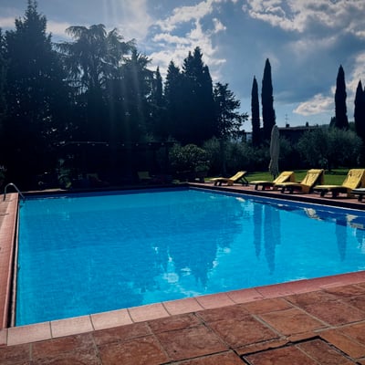 Podere Gregorio | 14th Century Three-House Chianti Estate for 22 with Pool and Cypress Avenue